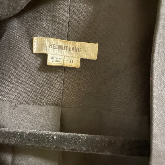 Helmut Lang White &  Black Contrast Bolero Blazer - Picture 3 of 5